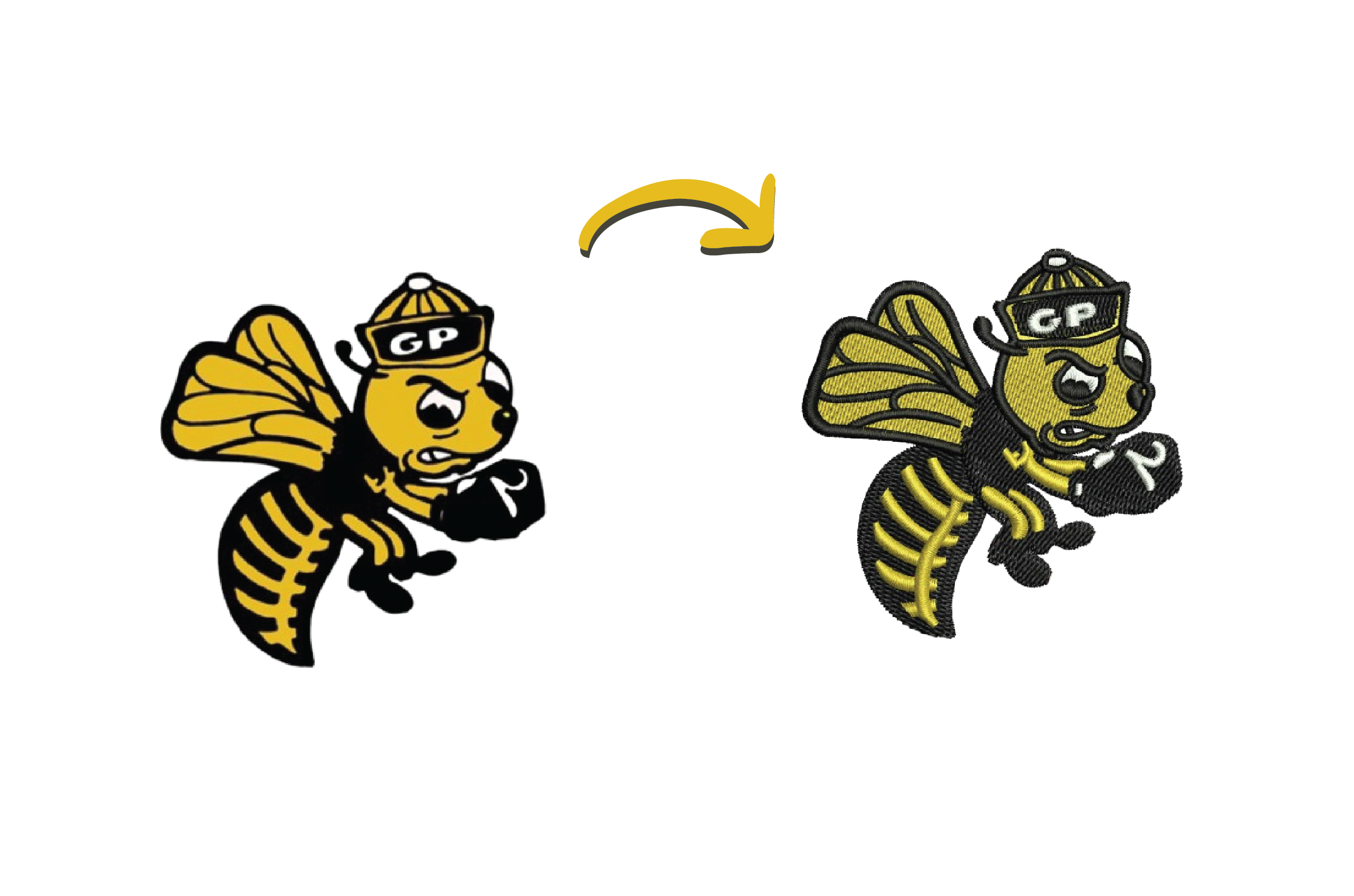 Bee and G before after-01